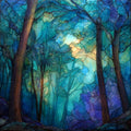 Tadasu no Mori Sacred Grove — ceramic art tile