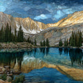 Mirror Lake on the Snowy Range — ceramic art tile