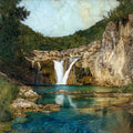Turner Falls — ceramic art tile
