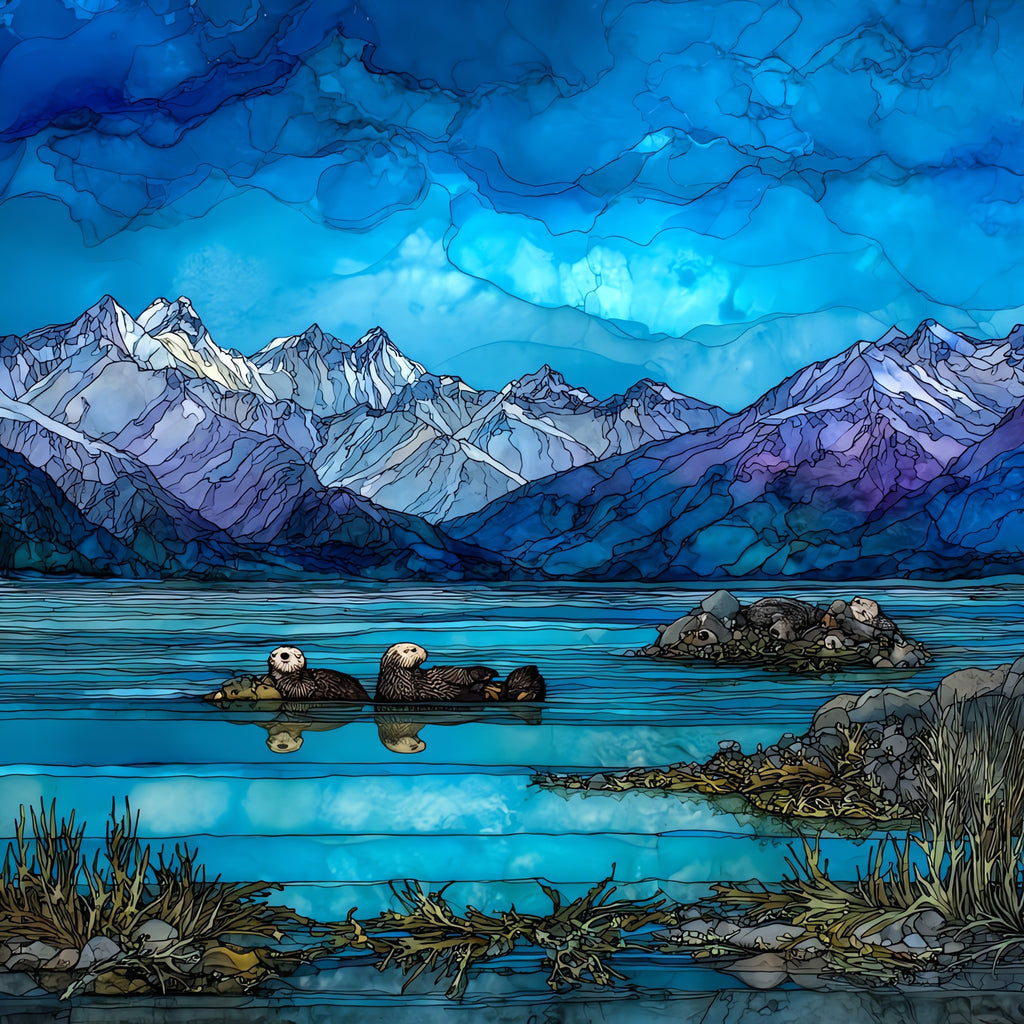 Resurrection Bay — ceramic art tile