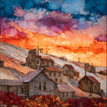 Calico Ghost Town — ceramic art tile