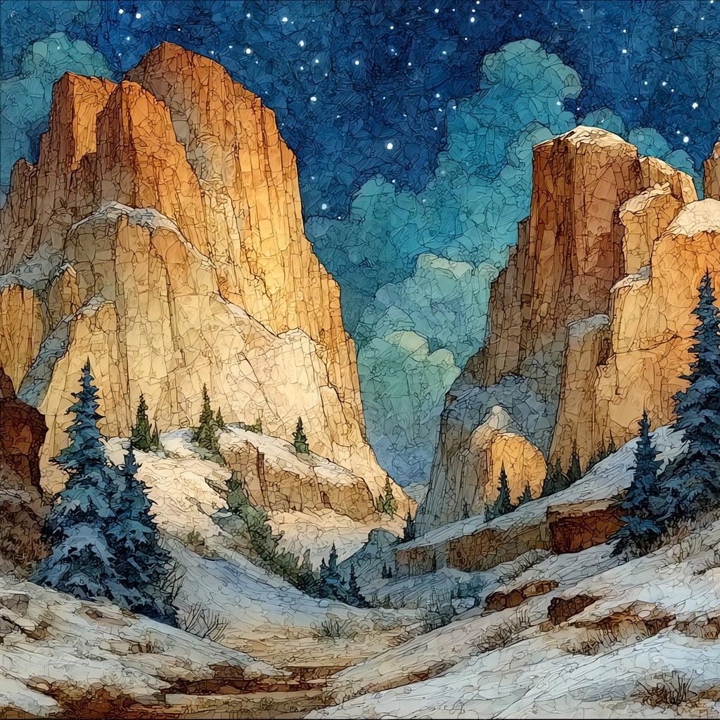 East Zion east entrance — ceramic art tile