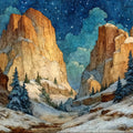 East Zion east entrance — ceramic art tile