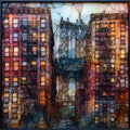 the Lower East Side tenement blocks — ceramic art tile