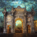 Puerta de Alcala Triumphal Arch — ceramic art tile
