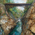 Quechee Gorge — ceramic art tile