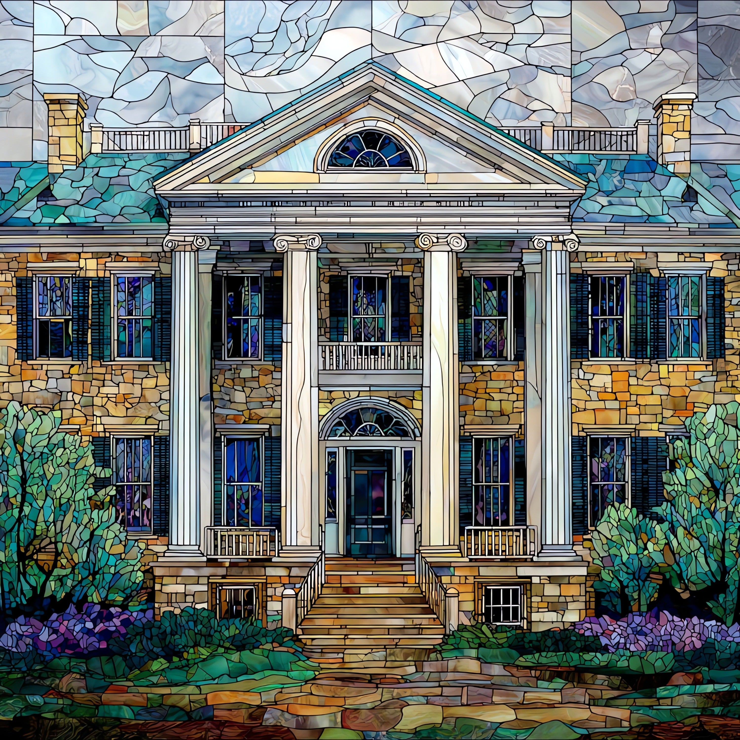 Arlington House — ceramic art tile