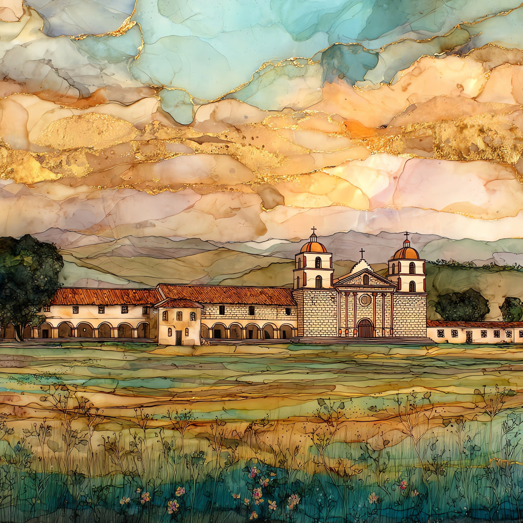 Mission La Purísima — ceramic art tile