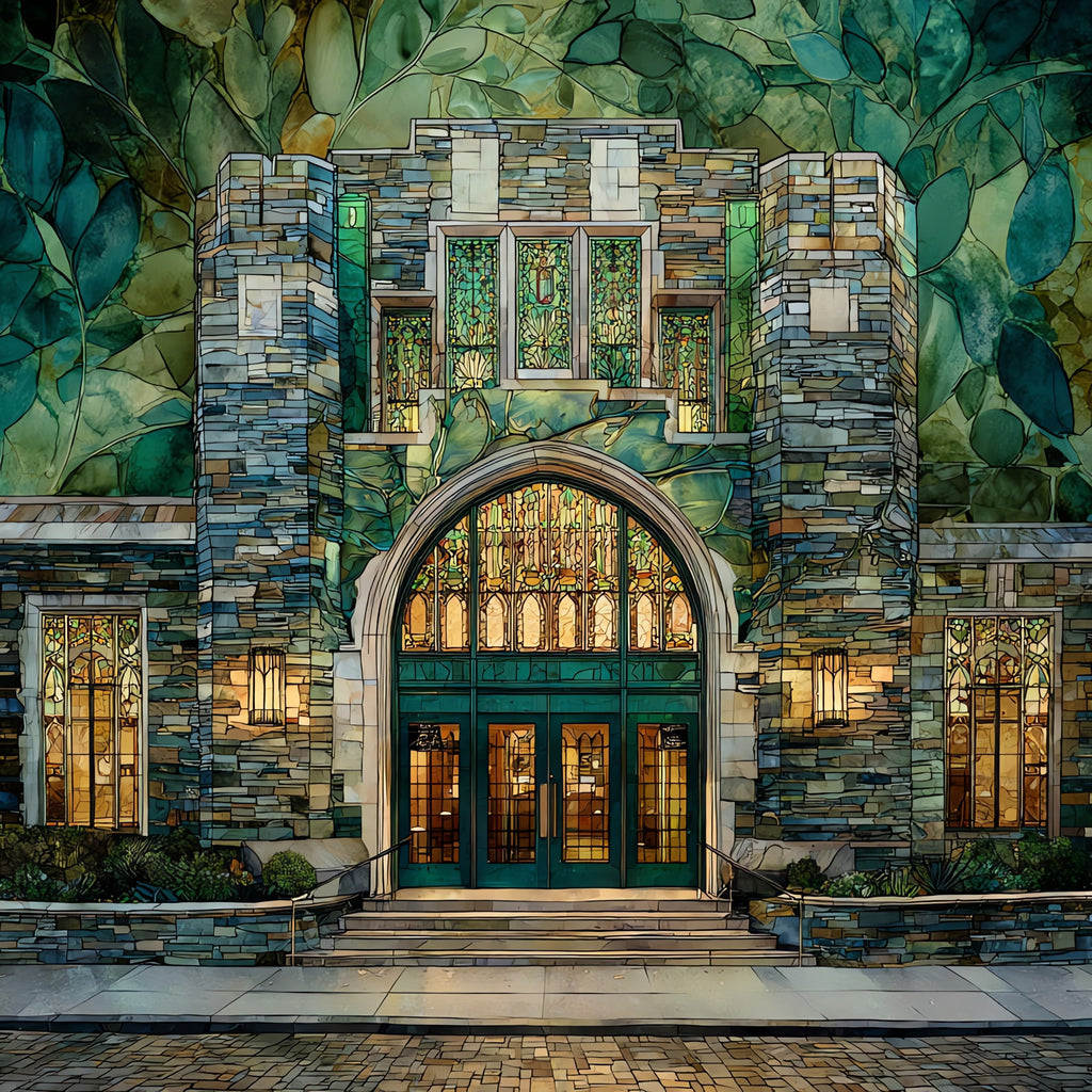the Princeton McCarter Theatre — ceramic art tile