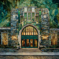 the Princeton McCarter Theatre — ceramic art tile