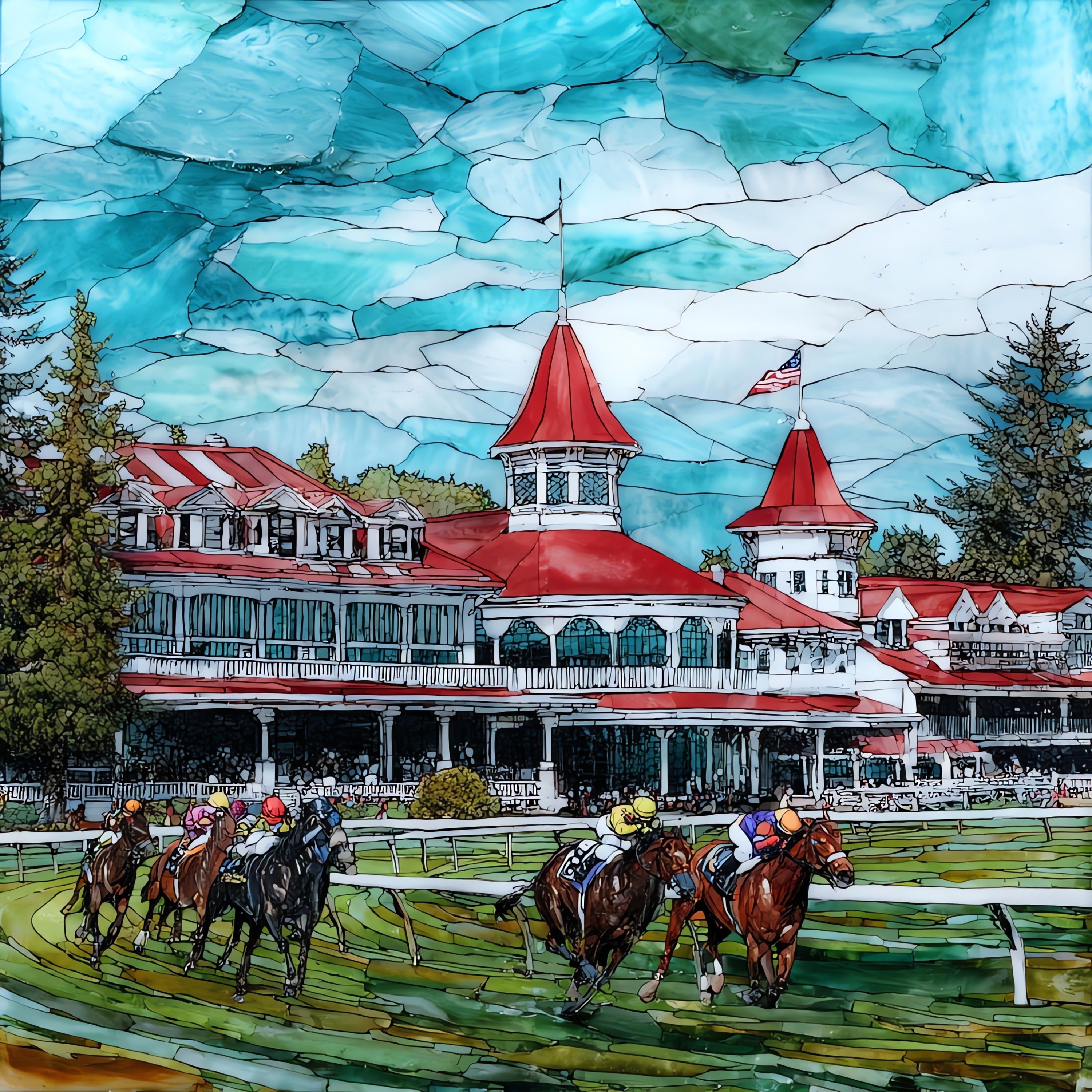 the historic clubhouse — ceramic art tile