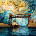 Duluth canal — ceramic art tile
