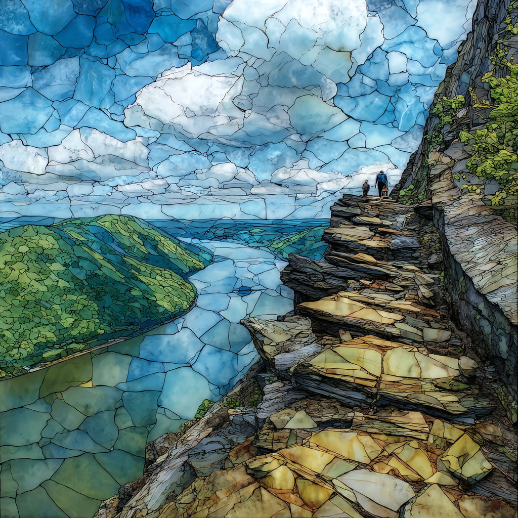 Breakneck Ridge — ceramic art tile