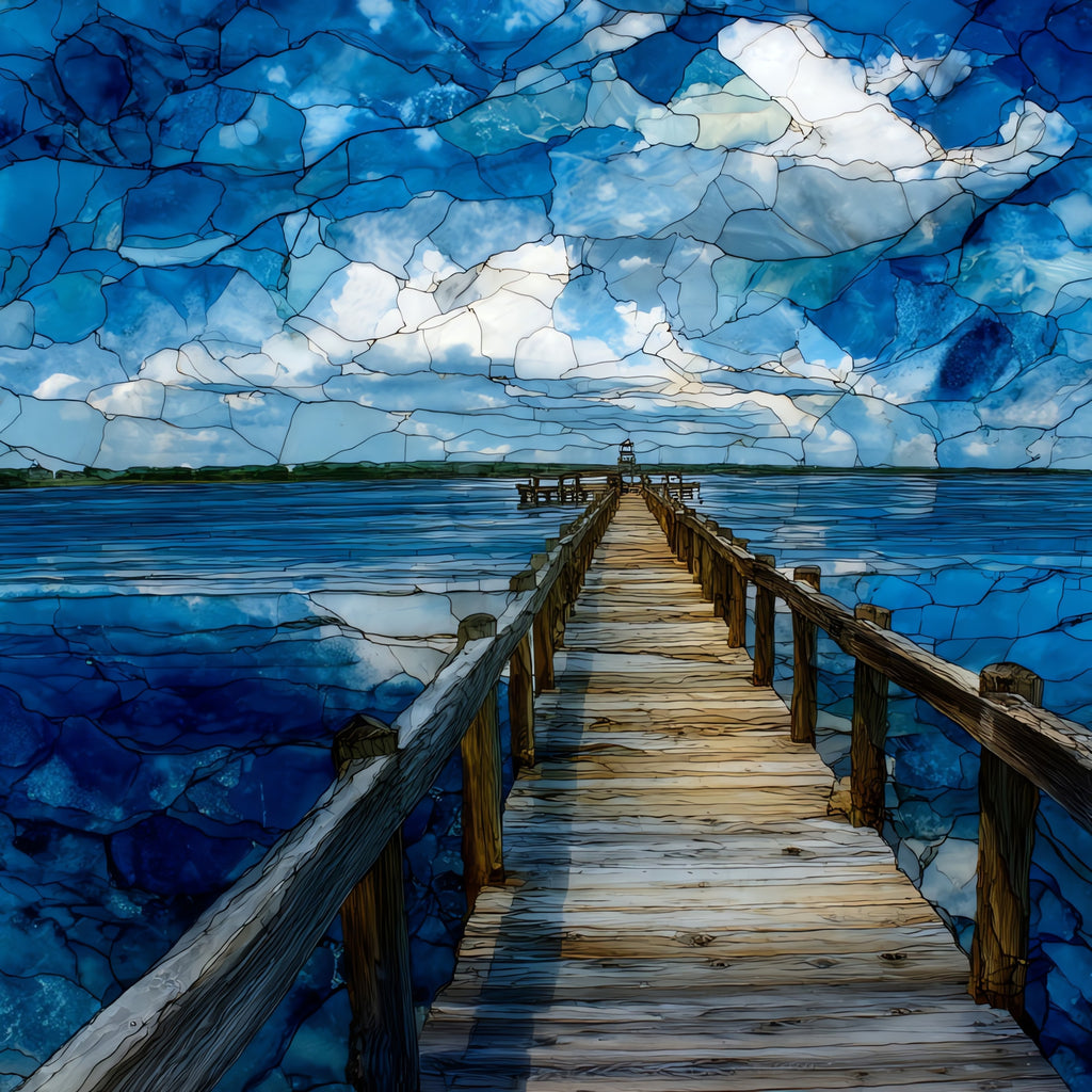 Lake Tohopekaliga — ceramic art tile