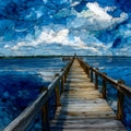 Lake Tohopekaliga — ceramic art tile
