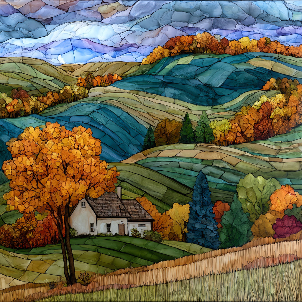 the Pembina Hills — ceramic art tile