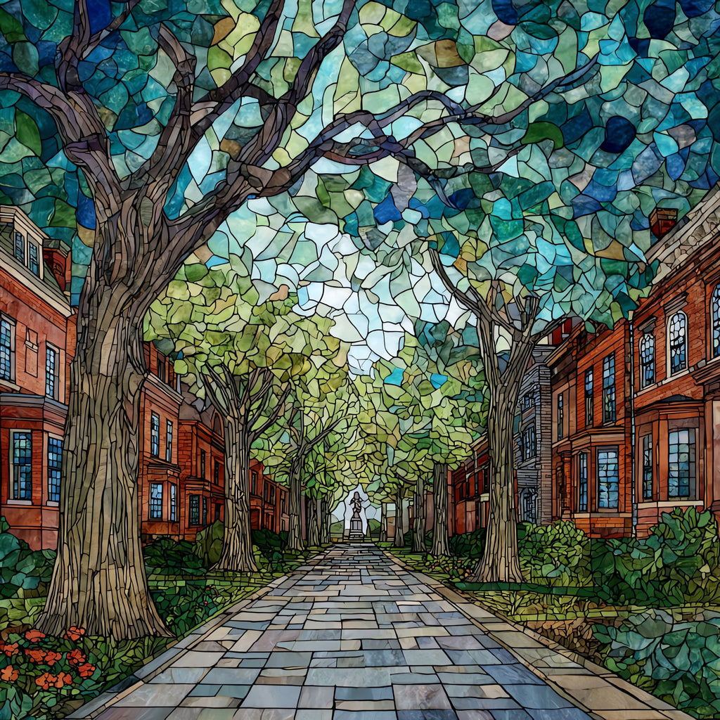 Monument Avenue — ceramic art tile