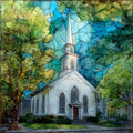 the New Haven Green — ceramic art tile