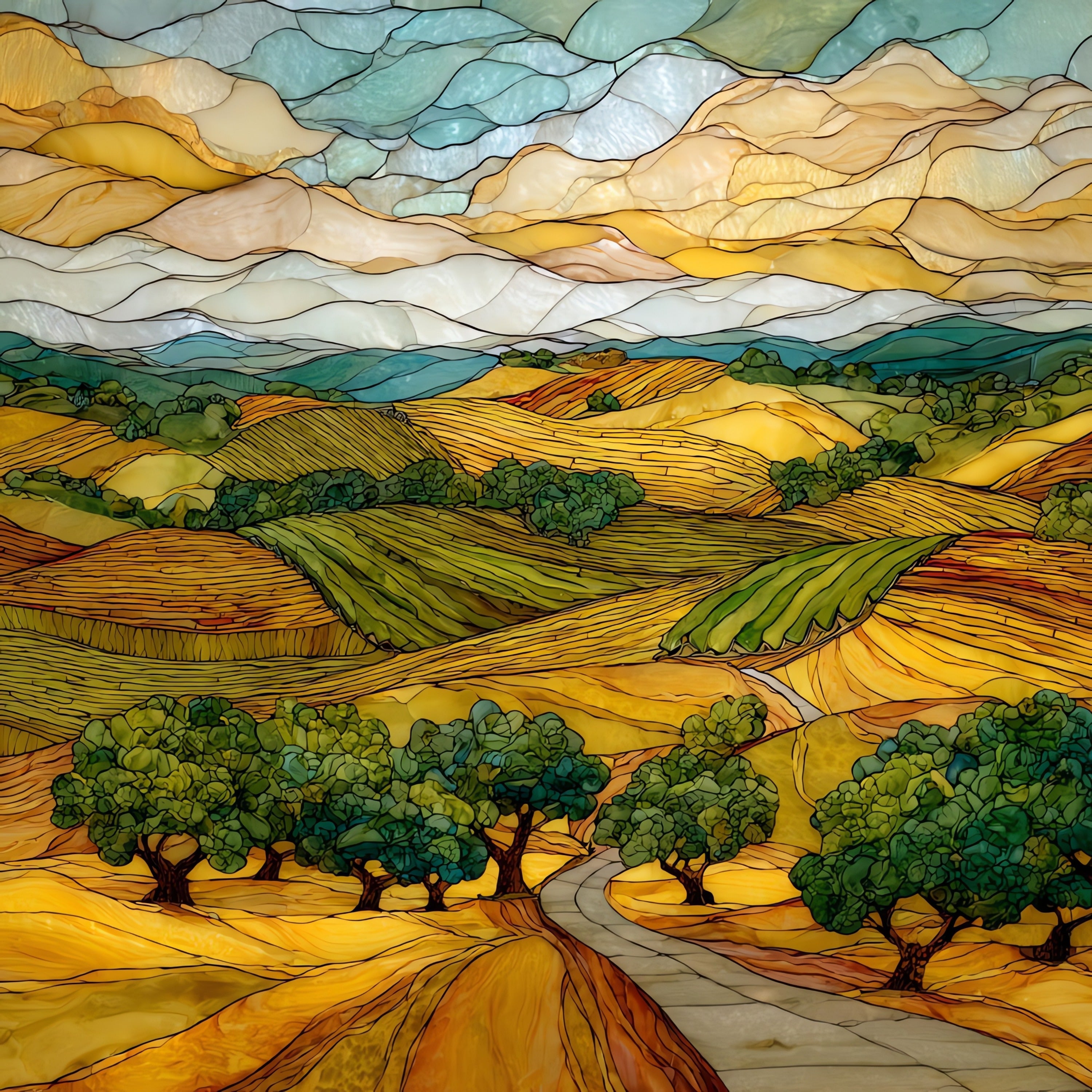 Paso Robles — ceramic art tile