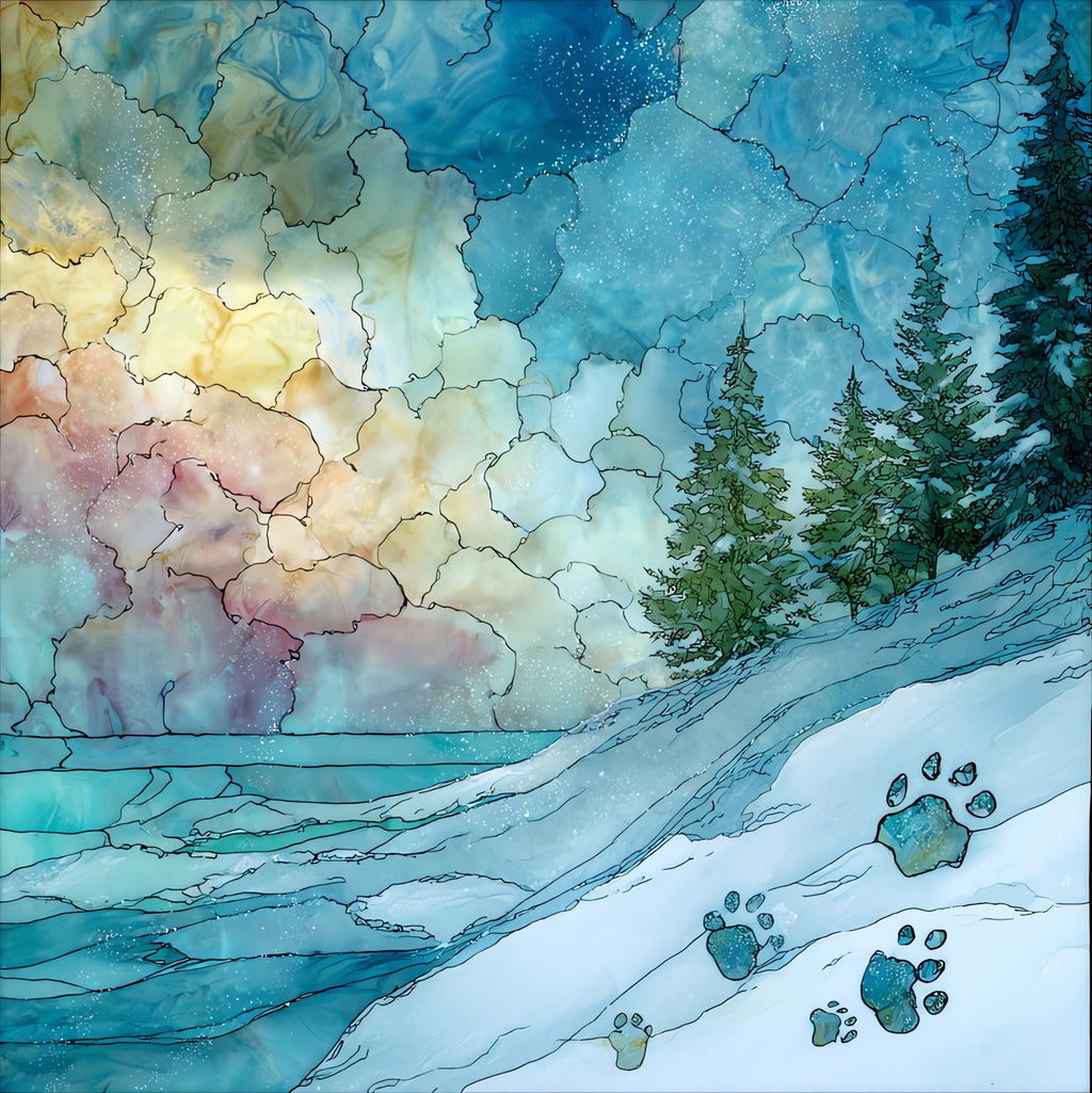 Isle Royale — ceramic art tile