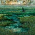 the Tangier crossing — ceramic art tile