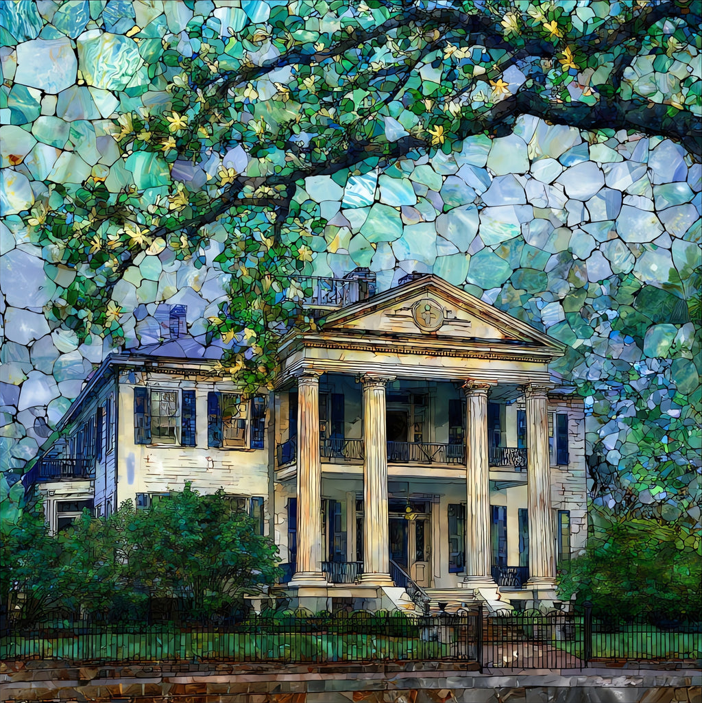 the Governor's Mansion in — ceramic art tile