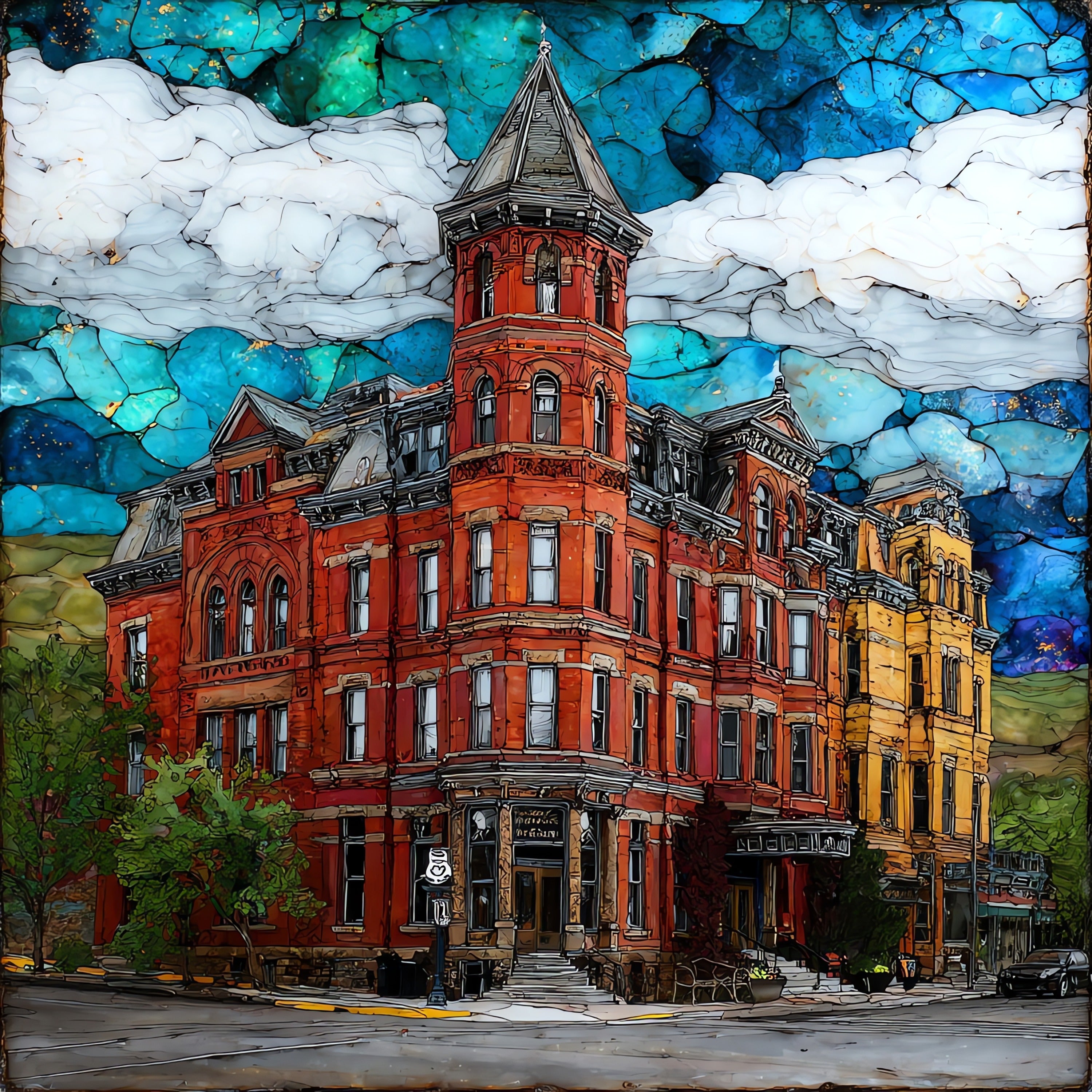 Strater Hotel Durango San Juans — ceramic art tile