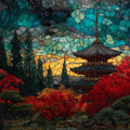 Jojakkoji Temple Koyo — ceramic art tile