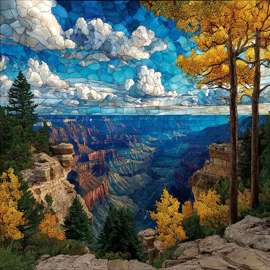 Grand Canyon North Rim — ceramic art tile