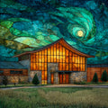 the Old Trace Visitor Center — ceramic art tile