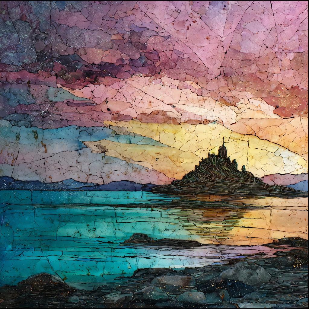 Pontikonisi — ceramic art tile