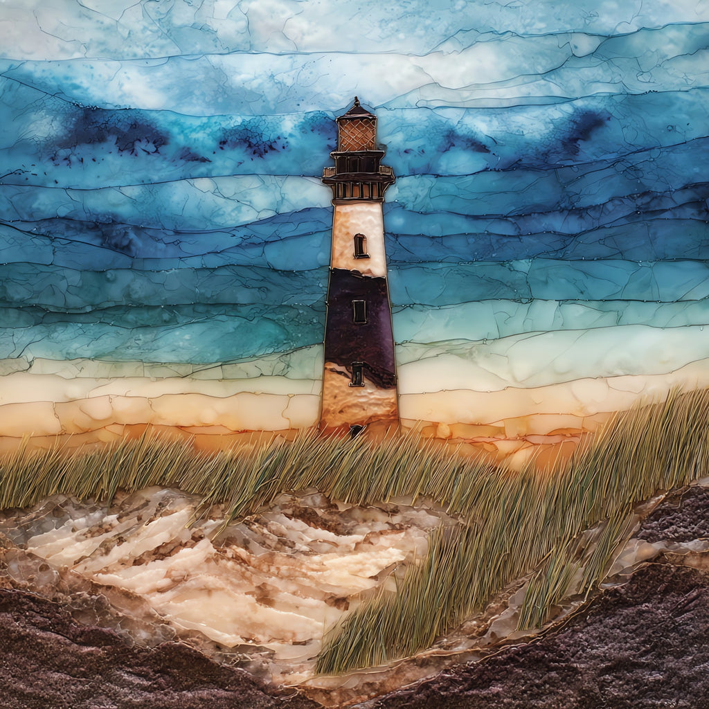 Big Sable Point Lighthouse — ceramic art tile