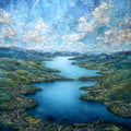 Lake George — ceramic art tile