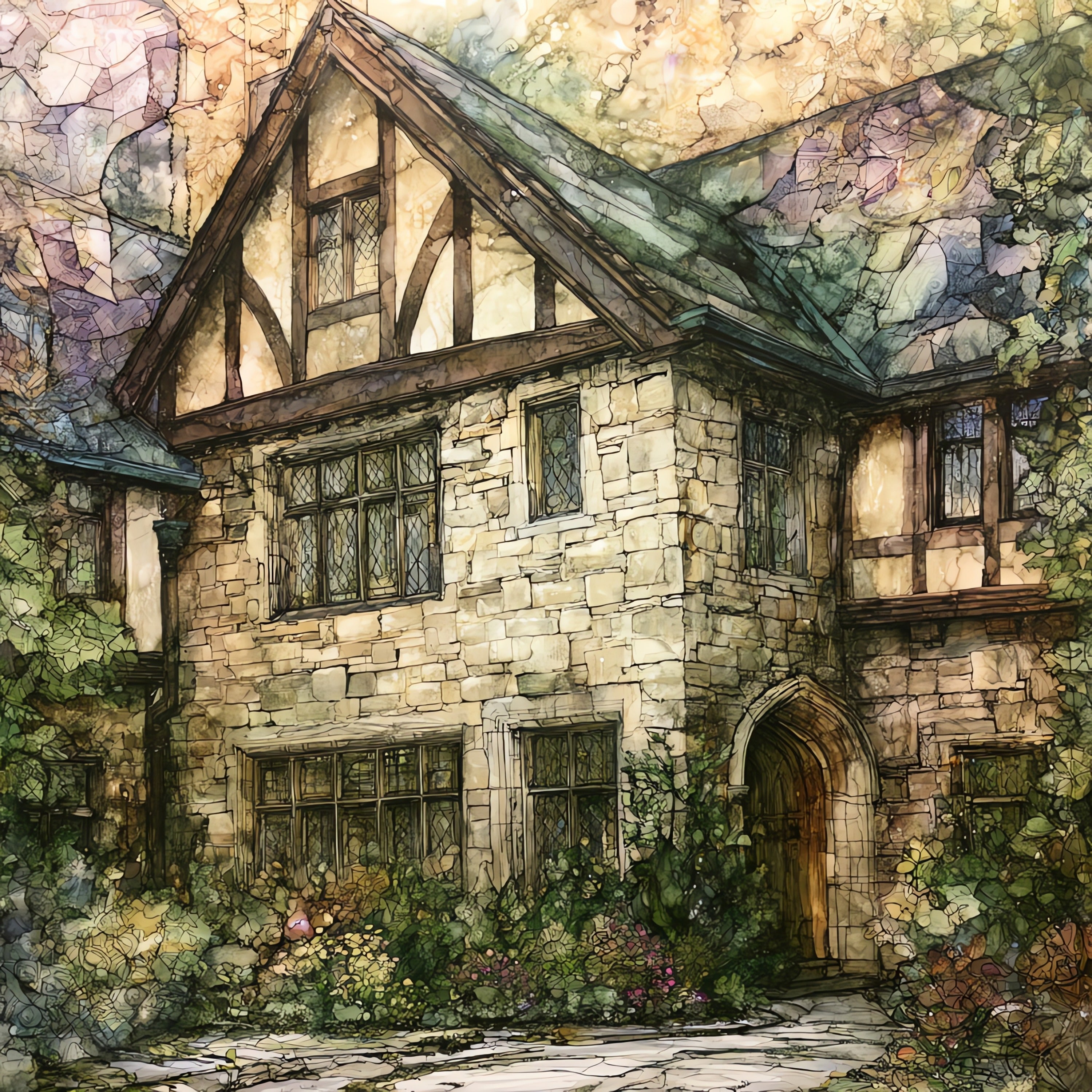 Salisbury House — ceramic art tile
