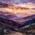 Keys View Joshua Tree — ceramic art tile