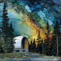 the Adirondack Sky Center — ceramic art tile