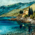 Kassandra Coast — ceramic art tile