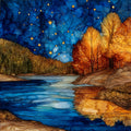 Bigelow Hollow Pond — ceramic art tile