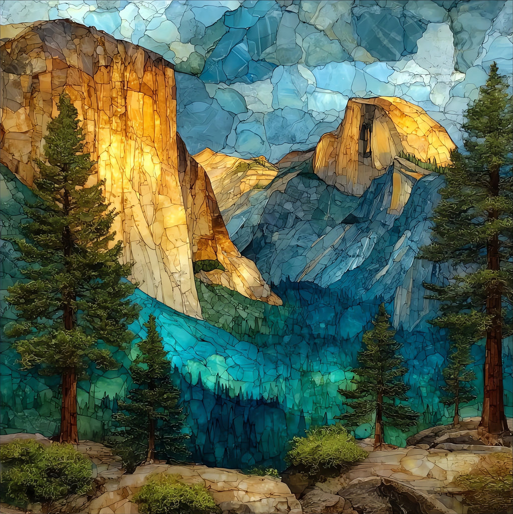 Glacier Point — ceramic art tile