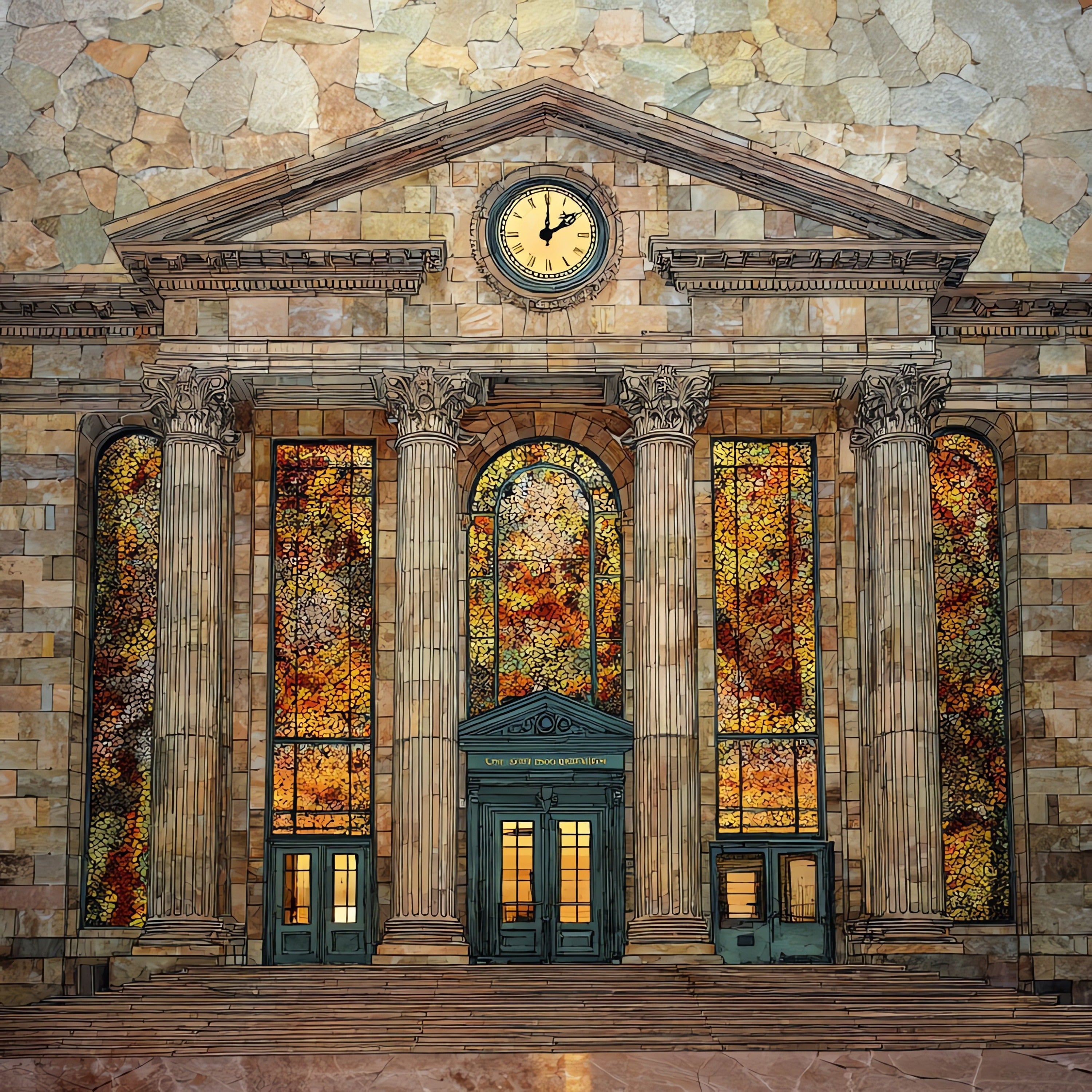 the New Haven Union — ceramic art tile
