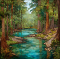 Beavers Bend State Park along the — ceramic art tile