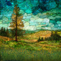 a Pine Ridge meadow — ceramic art tile