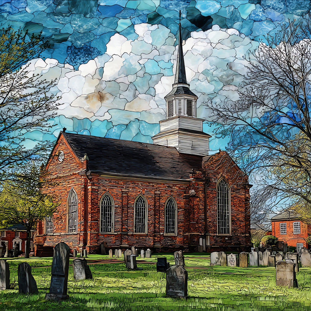 Bruton Parish Church in — ceramic art tile