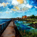 Ocean Beach Park — ceramic art tile