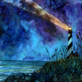 Egmont Key lighthouse — ceramic art tile