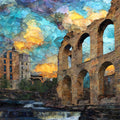 Mill City Museum on — ceramic art tile