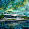the Gerald R — ceramic art tile