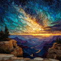Grand Canyon dark sky park — ceramic art tile