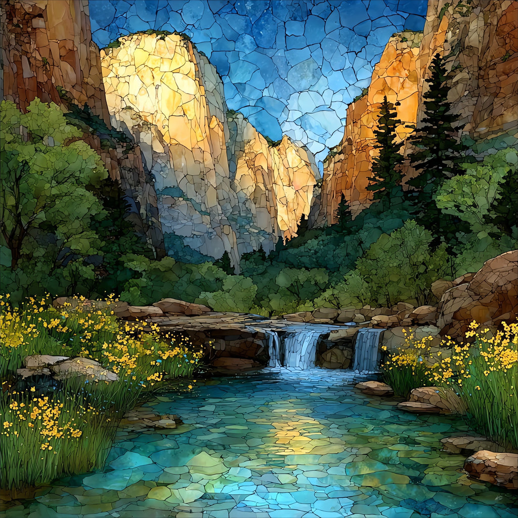 the Court of the — ceramic art tile