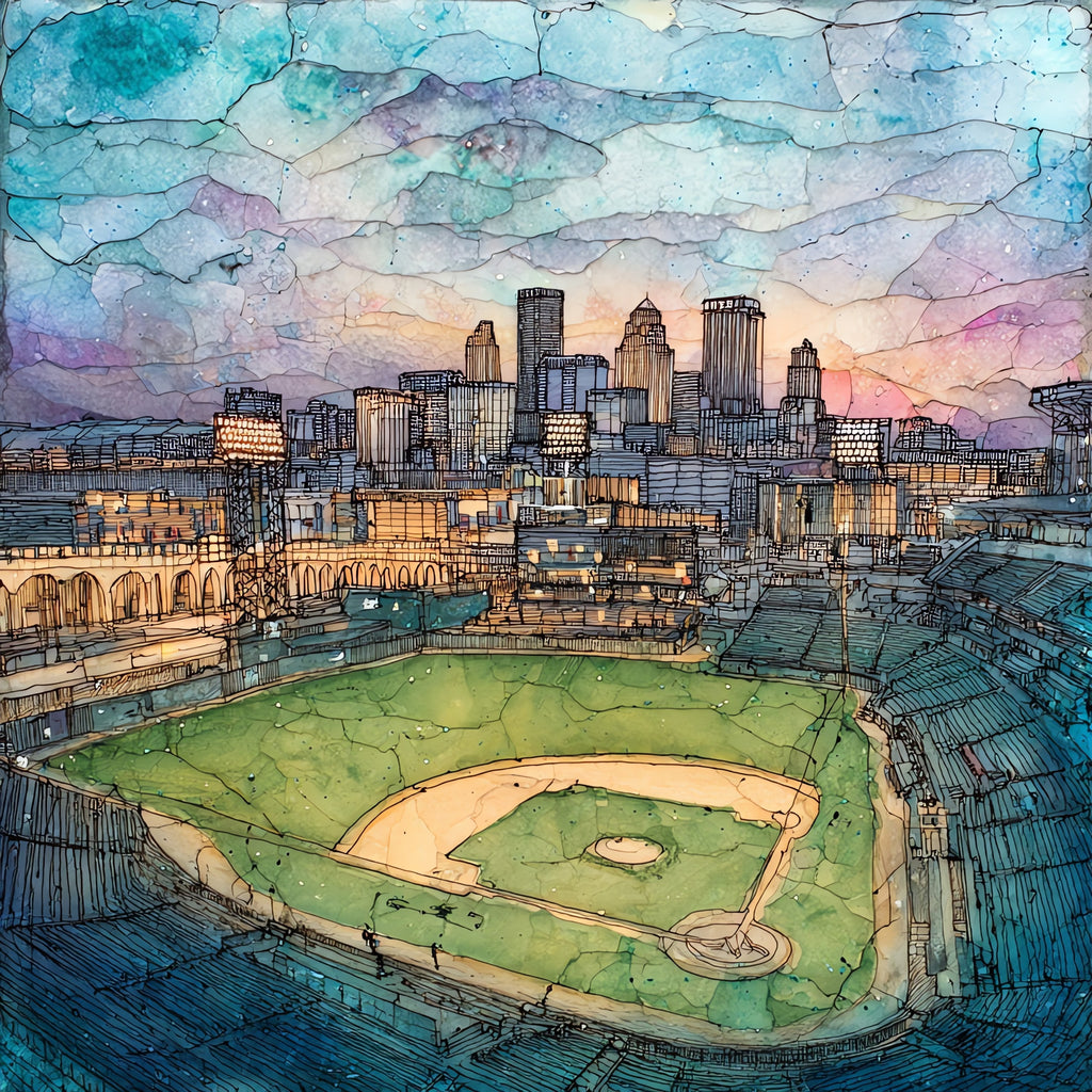 Target Field Minnesota Twins — ceramic art tile